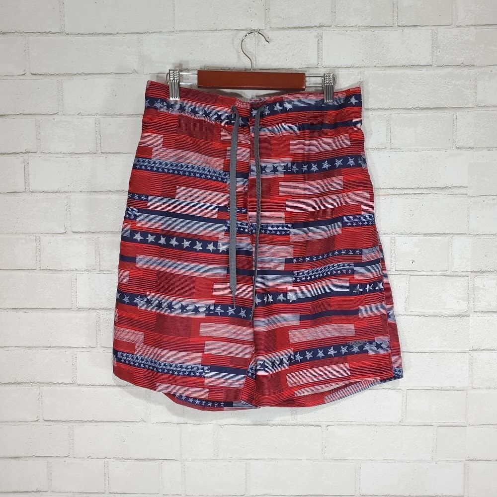 Speedo patriotic swim trunks